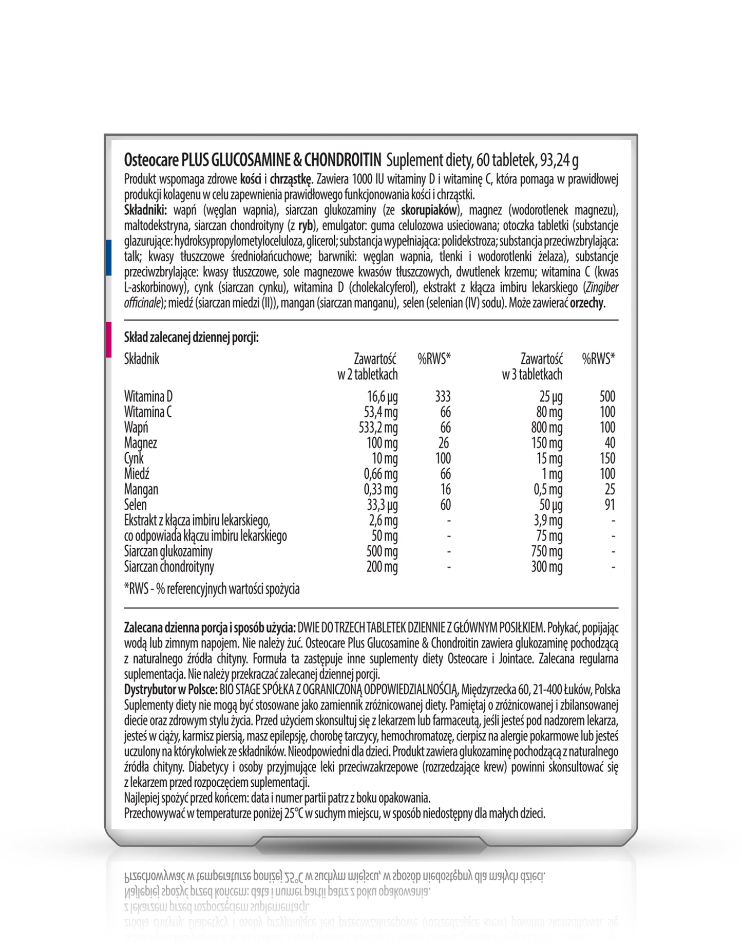 Osteocare Glucosamine & Chondroitin - glukozamina i chondroityna