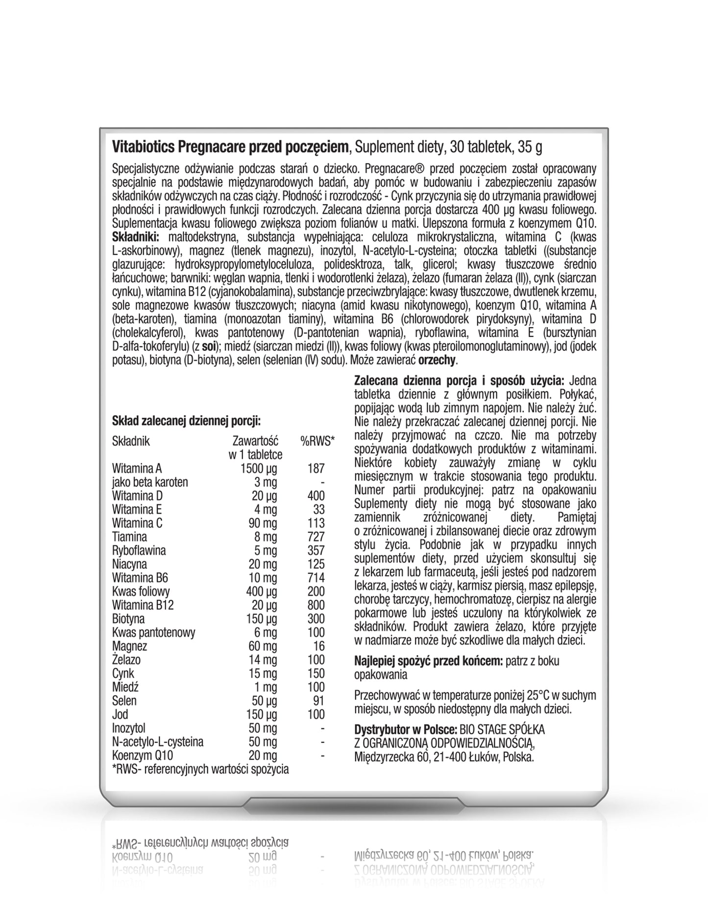Przygotowanie do macierzyństwa - zestaw suplementów do stosowania przed i w trakcie ciąży