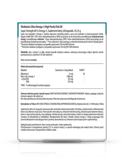 Ultra Omega-3  - suplement z Omega-