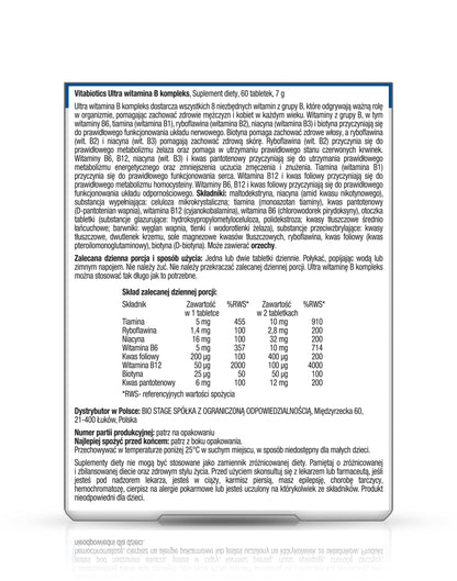 Ultra Vitamin B Complex - vitamin B complex