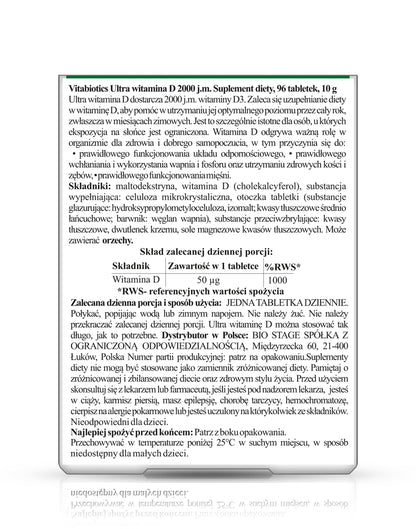 Ultra Vitamin D3 2000IU - vitamin D