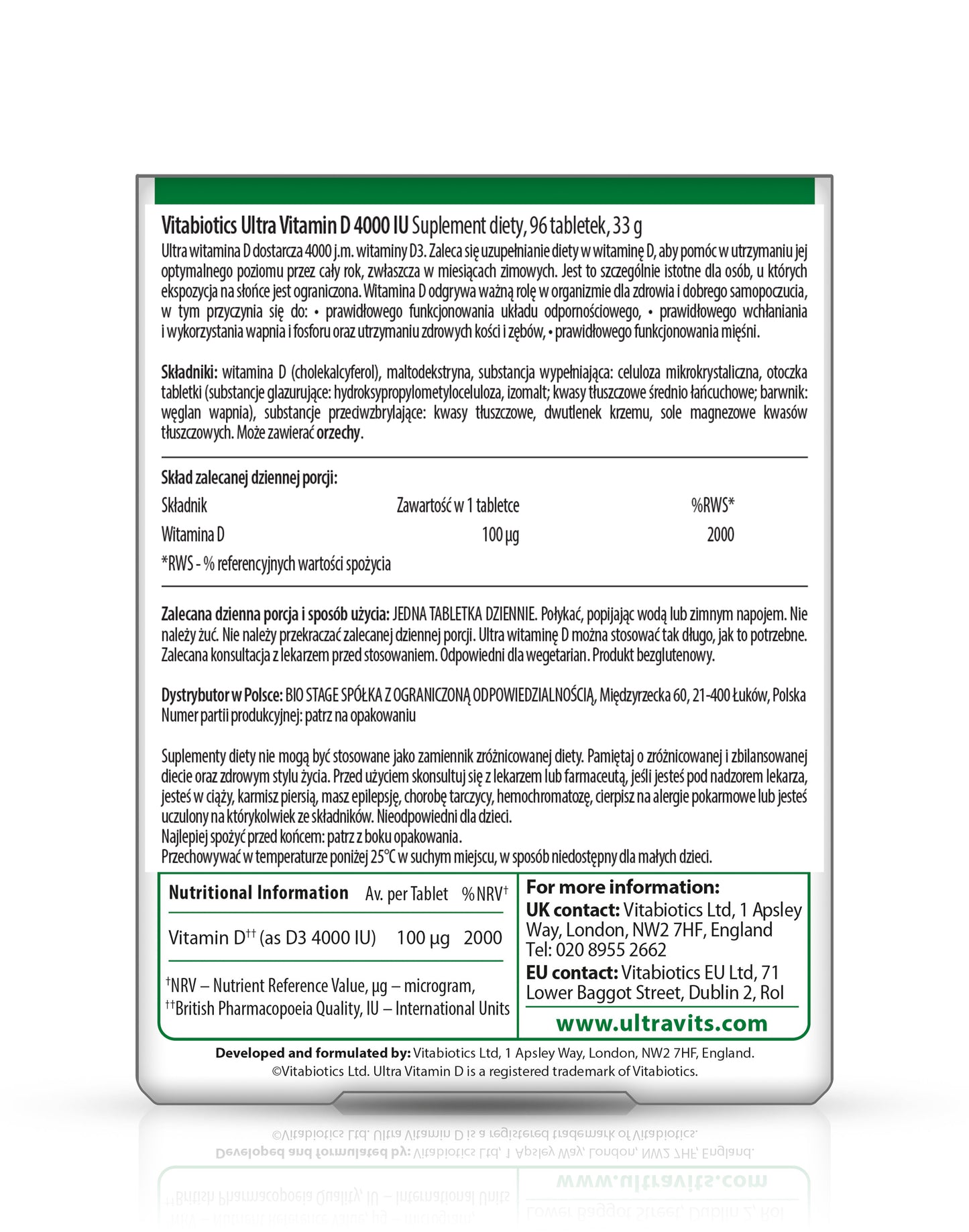 Ultra Vitamin D 4000IU - vitamin D