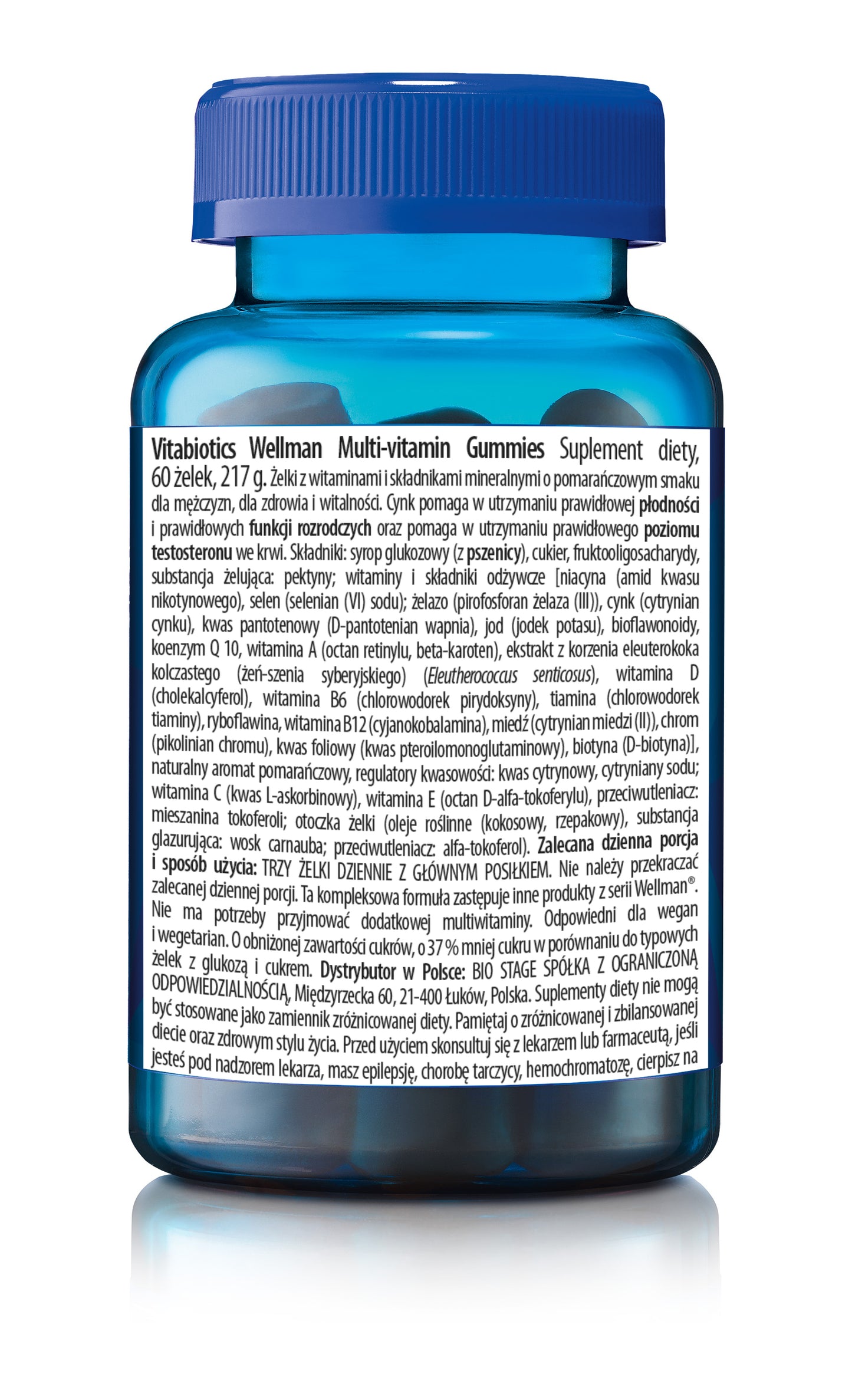 Wellman Gummies - dietary supplement for men in jelly form