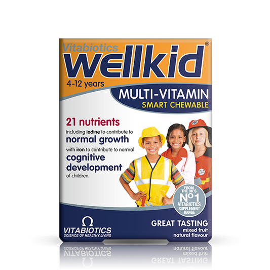 Wellkid multivit mixed fruit chewable