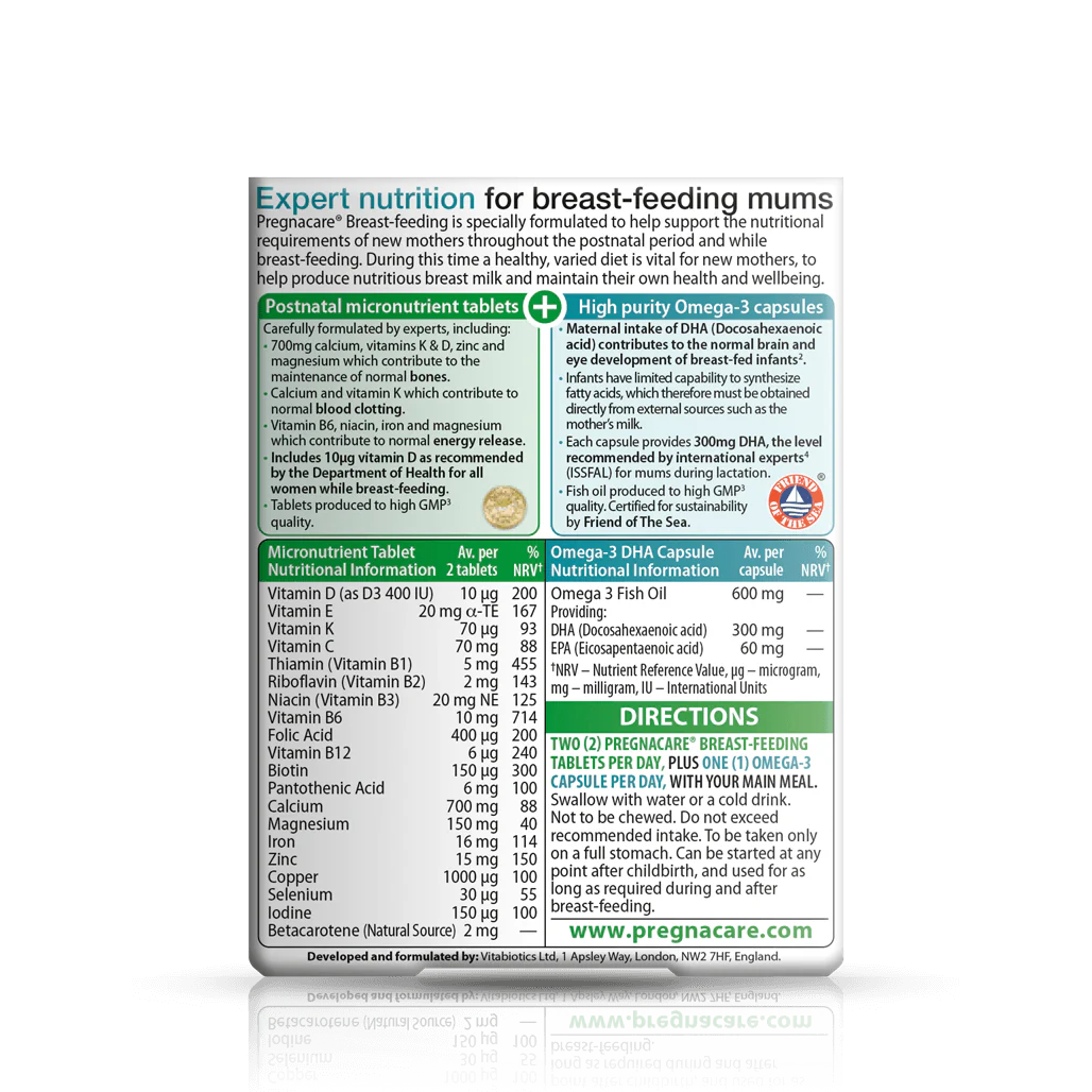 Zestaw suplementów  dla karmiącej mamy i dziecka